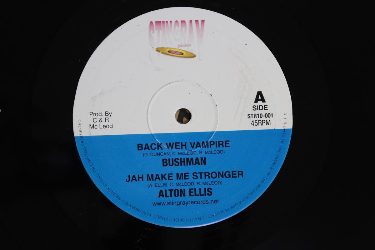 10inch Record BUSHMAN ALTON ELLIS DON CAMPBEL Back Weh Vampire Jah Make Me Stron STR10001 STINGRAY RECOR 2012 UK Reggae Ska Dub Used
10inch Record BUSHMAN ALTON ELLIS DON CAMPBEL Back Weh Vampire Jah Make Me Stron STR10001 STINGRAY RECOR 2012 UK Reggae Ska Dub Used