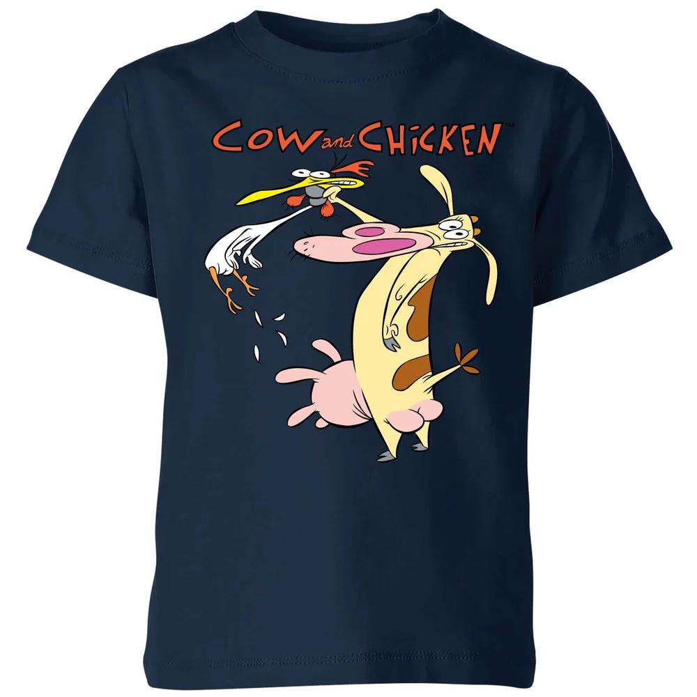 Cow and Chicken Characters Kids T-Shirt - Navy - 3-4 Years 150
Cow and Chicken Characters Kids T-Shirt - Navy - 3-4 Years 150