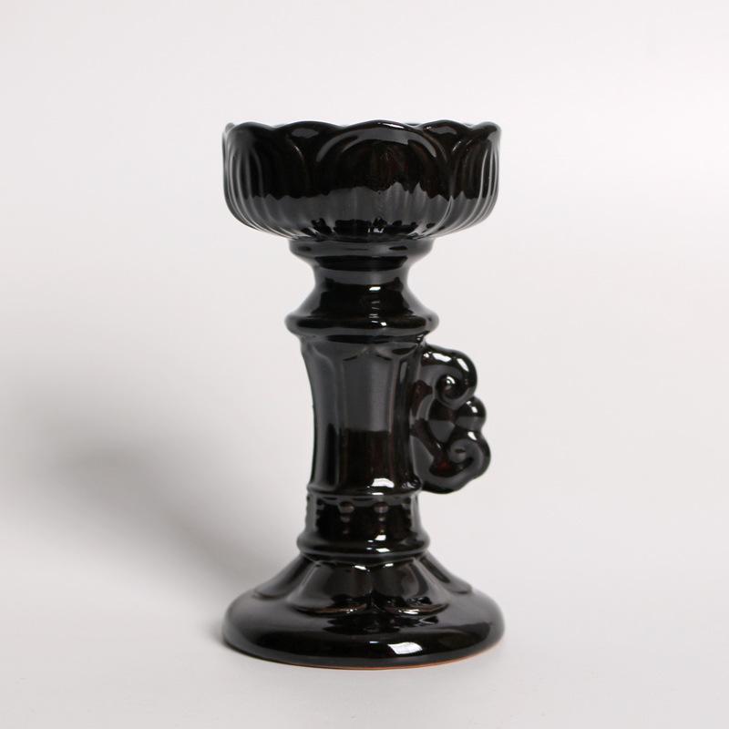 Ancient Rome Ceramics Candle Holder Candle Tray Home Decorations Stemmed Candlestick Atmosphere Decoration Home Decor чорний
Ancient Rome Ceramics Candle Holder Candle Tray Home Decorations Stemmed Candlestick Atmosphere Decoration Home Decor чорний