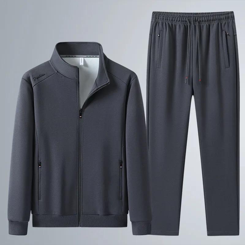 Spring Autumn Men s Cotton Sports Suit Stand Collar Sweatshirt Middle-Aged and Elderly Casual Stylish Cardigan Loose-Fit 2-Piece 8XL
Spring Autumn Men s Cotton Sports Suit Stand Collar Sweatshirt Middle-Aged and Elderly Casual Stylish Cardigan Loose-Fit 2-Piece 8XL