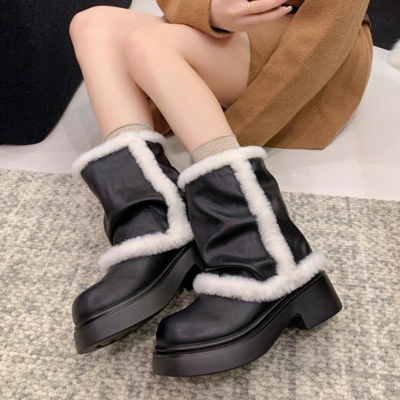 2026 New Fashion Casual Warm Plus Velvet Snow Boots Women s Thickened Autumn and Winter Leather Platform Cotton Shoes 40 чорний
2026 New Fashion Casual Warm Plus Velvet Snow Boots Women s Thickened Autumn and Winter Leather Platform Cotton Shoes 40 чорний