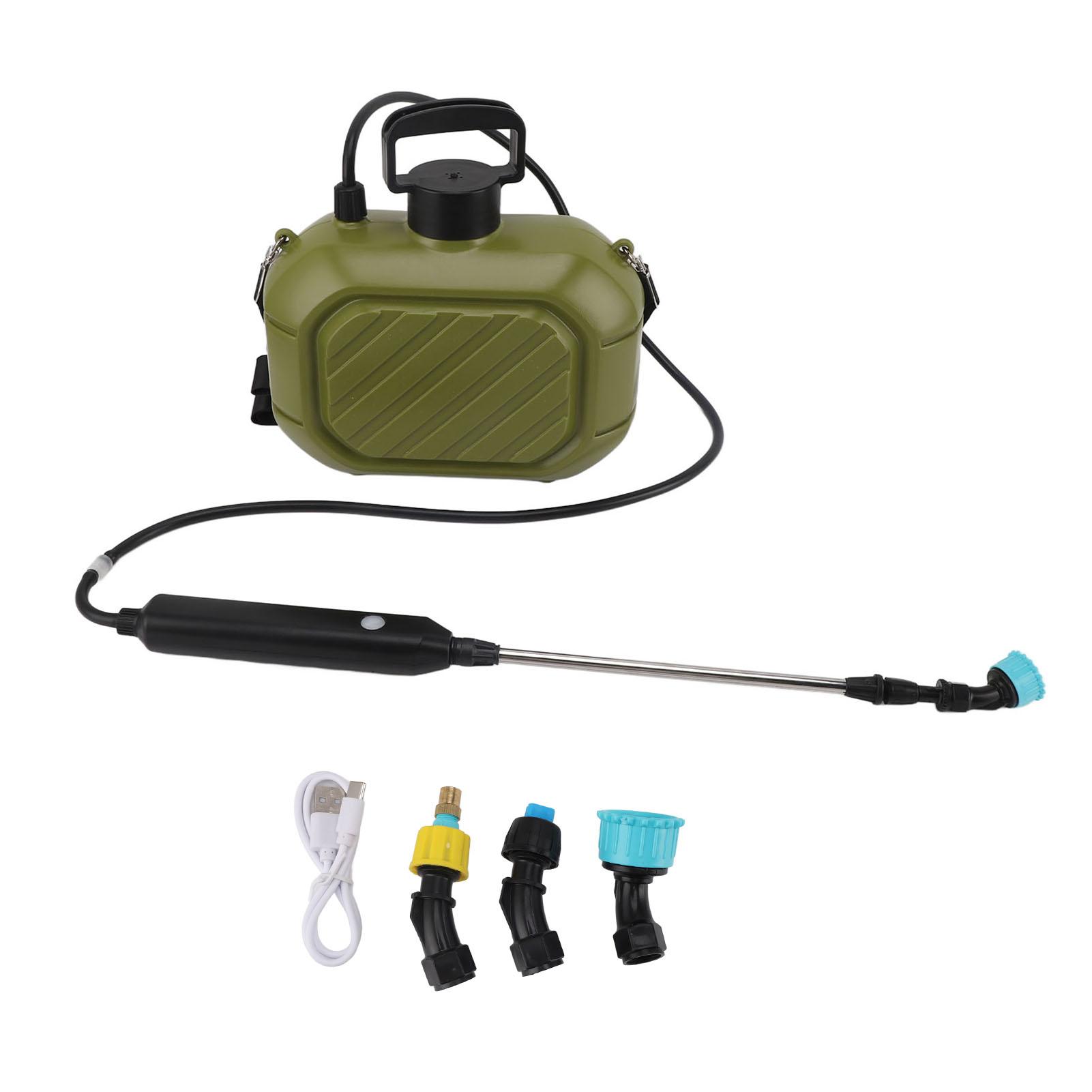 Battery Powered Sprayer 5L Rechargeable Portable Electric Garden Sprayer with Telescopic Wand and зелений
Battery Powered Sprayer 5L Rechargeable Portable Electric Garden Sprayer with Telescopic Wand and зелений