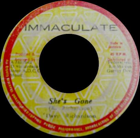 7inch Record DAVE RICHARDSON Shes Gone NONE Immaculate Jamaica Reggae Ska Dub Used
7inch Record DAVE RICHARDSON Shes Gone NONE Immaculate Jamaica Reggae Ska Dub Used