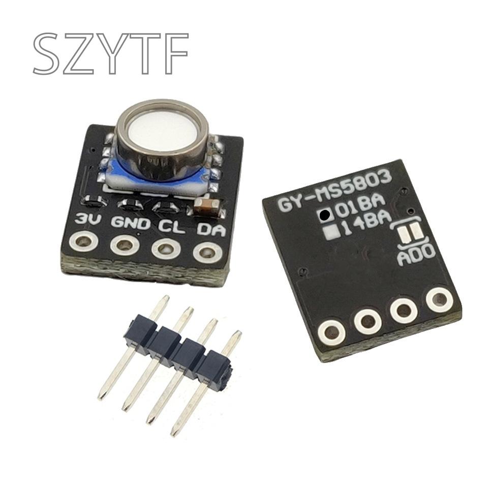 GY-MS5803-01BAv2 / MS5803-14BA High Precision Barometric & Liquid Pressure Sensor Module – I2C Digital Output MS5803-01BA
GY-MS5803-01BAv2 / MS5803-14BA High Precision Barometric & Liquid Pressure Sensor Module – I2C Digital Output MS5803-01BA