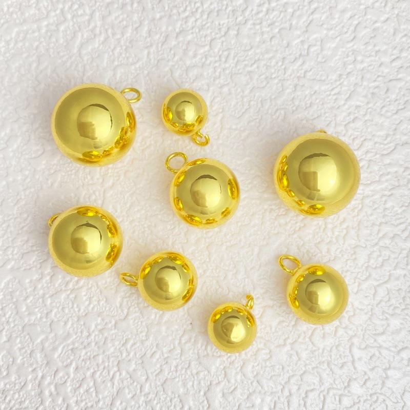 Gold-Plated Hollow Ball Pendant Beads for Jewelry: Necklace, Bracelet, Earrings - Various Sizes for DIY. 8mm
Gold-Plated Hollow Ball Pendant Beads for Jewelry: Necklace, Bracelet, Earrings - Various Sizes for DIY. 8mm
