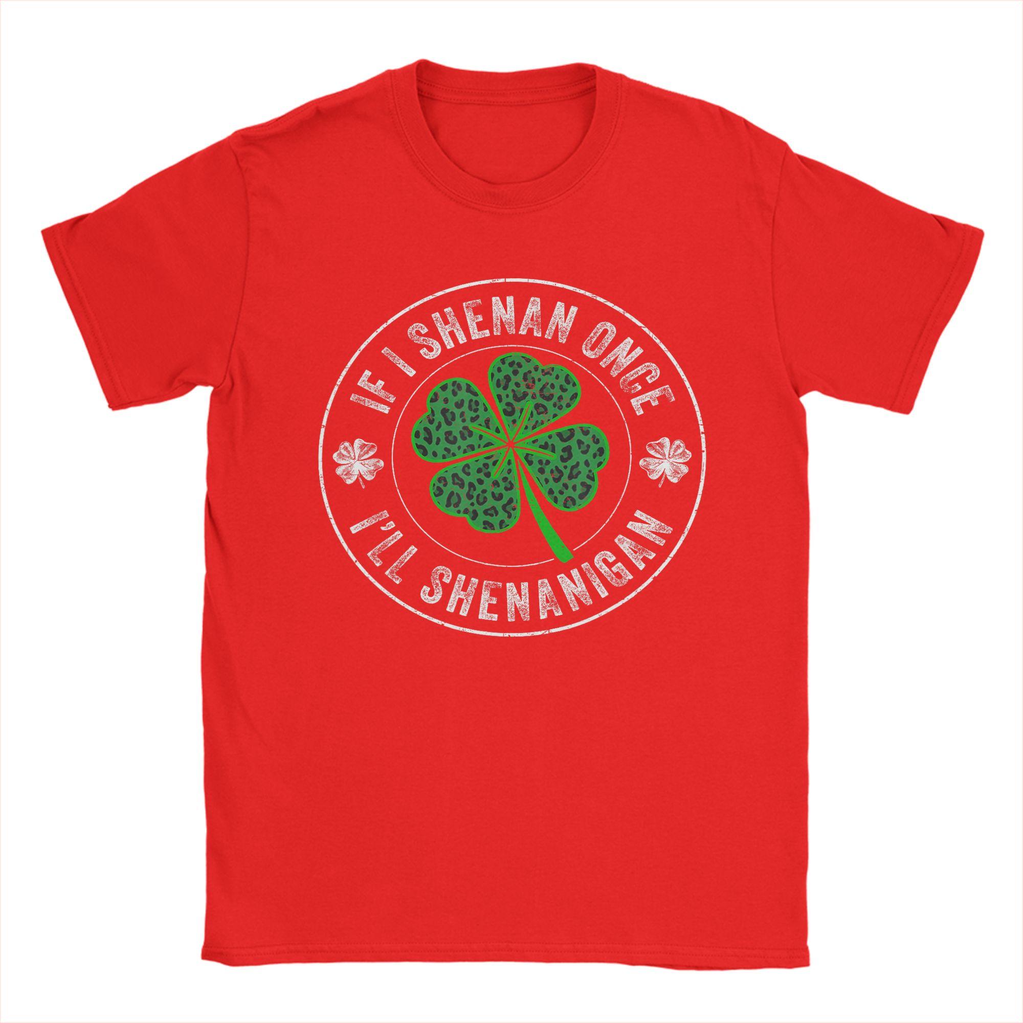 St Patricks Day If I Shenan Once Ill Shenanigan Unisex T Shirts Vintage Round Neck TShirt Cotton Printed Clothing S
St Patricks Day If I Shenan Once Ill Shenanigan Unisex T Shirts Vintage Round Neck TShirt Cotton Printed Clothing S