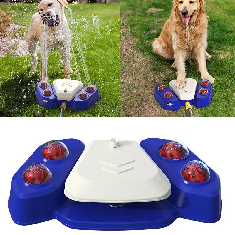 Dog Sprinkler Outdoor Canine Water Fountain Easy Paw Activated 2 Aqua Outlet Modes Hose Dispenser for Big and Small Dogs синій
Dog Sprinkler Outdoor Canine Water Fountain Easy Paw Activated 2 Aqua Outlet Modes Hose Dispenser for Big and Small Dogs синій