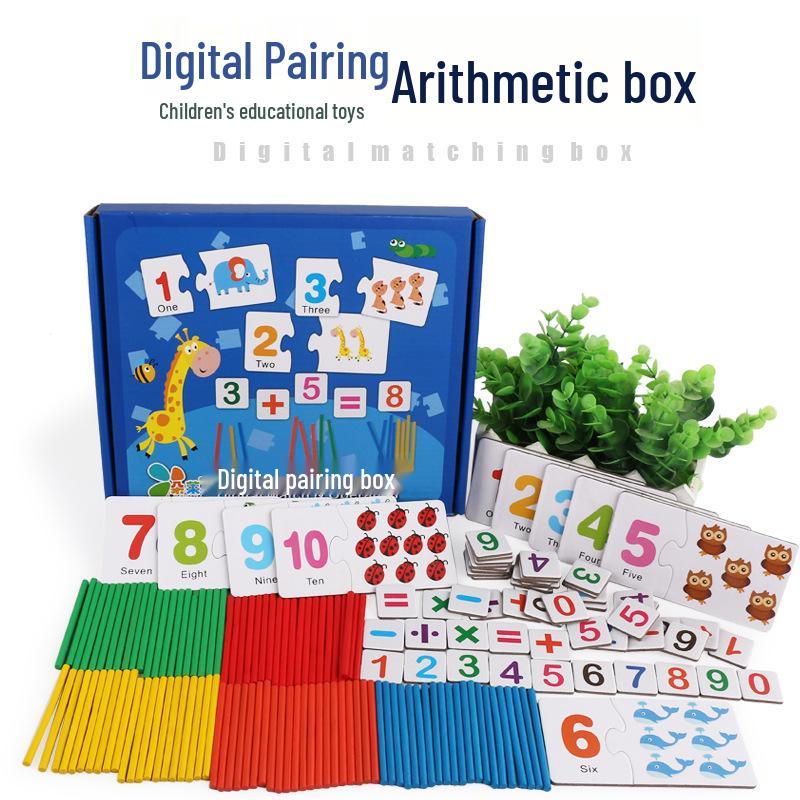 Math Counting Sticks Learning Box for Kids Ages 3-6: Early Education & Thinking Development Toy
Math Counting Sticks Learning Box for Kids Ages 3-6: Early Education & Thinking Development Toy