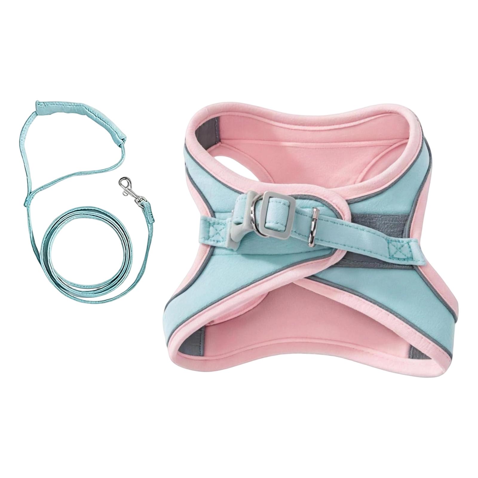 Adjustable Cat Harness and Leash Set Soft Padded Vest with Metal Buckle and Clip for Small Pets Walking Safety and Comfort S рожевий
Adjustable Cat Harness and Leash Set Soft Padded Vest with Metal Buckle and Clip for Small Pets Walking Safety and Comfort S рожевий