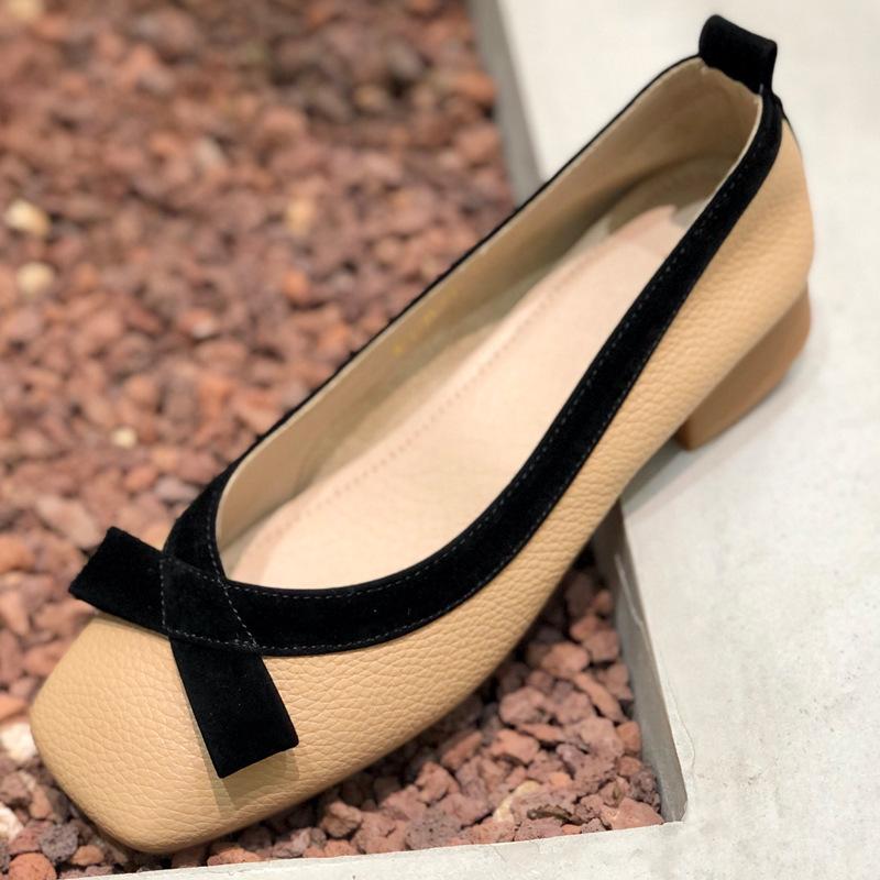 Grape mother of the same style | French evening breeze bow medium high heels square head light mouth thick heel single shoes women s summer and autumn 40
Grape mother of the same style | French evening breeze bow medium high heels square head light mouth thick heel single shoes women s summer and autumn 40