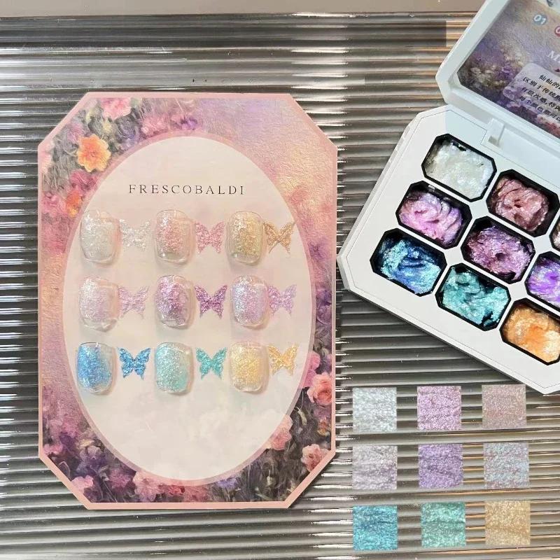 New DIY 3gx9colors Nail Art Bling Color Fairy Powder Creamy for Professional Manicure Nails Decoration Paste Pigment
New DIY 3gx9colors Nail Art Bling Color Fairy Powder Creamy for Professional Manicure Nails Decoration Paste Pigment