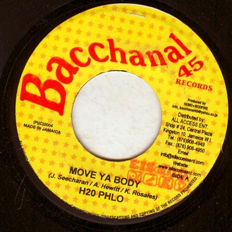 7inch Record H2O PHLO - Move Ya Body NONE Bacchanal 45 Re 2004 Jamaica Reggae, Ska & Dub Used
7inch Record H2O PHLO - Move Ya Body NONE Bacchanal 45 Re 2004 Jamaica Reggae, Ska & Dub Used