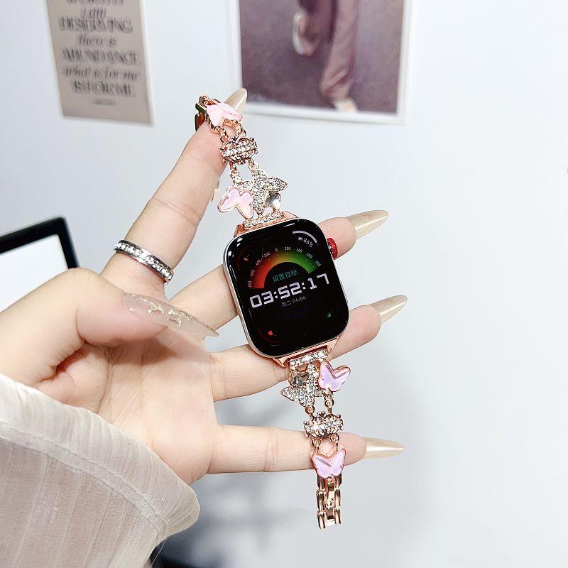 Jewelry Metal Band for Huawei Watch 10 8 9 Bands Bling Butterfly Charms Bracelet Chain Strap for Huawei Fit 3 4 Women Watchband Huawei Watch 10 8 9 розового золота
Jewelry Metal Band for Huawei Watch 10 8 9 Bands Bling Butterfly Charms Bracelet Chain Strap for Huawei Fit 3 4 Women Watchband Huawei Watch 10 8 9 розового золота