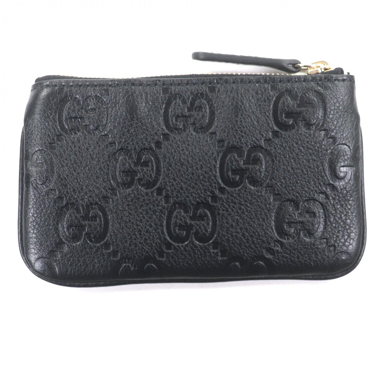 Excellent GUCCI Coin case Current GG emblem key pouch black leather mens 815891 Used
Excellent GUCCI Coin case Current GG emblem key pouch black leather mens 815891 Used