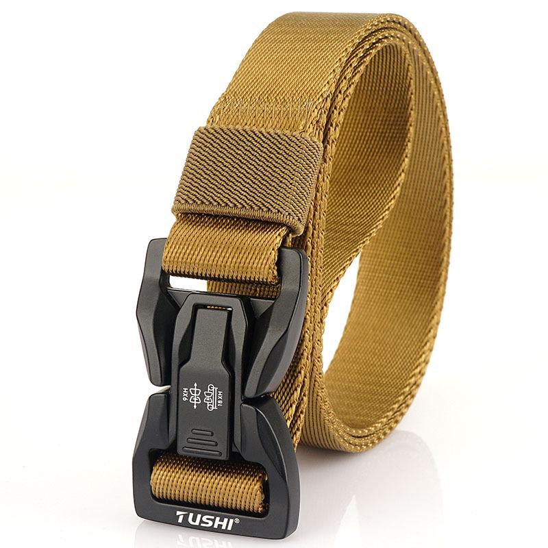 Новый мужской ремень для поездок на работу с автоматической пряжкой из нейлона, универсальный двухслойный толстый ремень для отдыха на природе 125cm коричневый
Новый мужской ремень для поездок на работу с автоматической пряжкой из нейлона, универсальный двухслойный толстый ремень для отдыха на природе 125cm коричневый