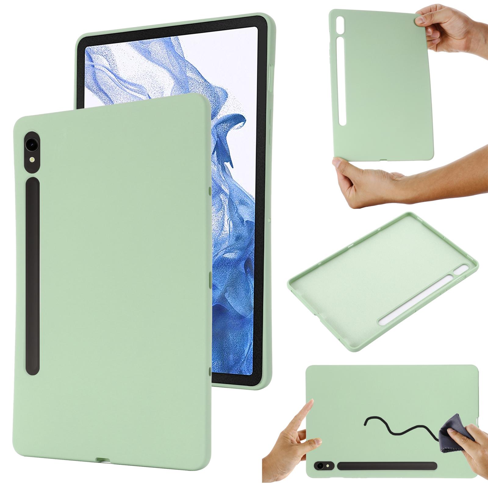For Samsung Galaxy Tab S10 FE/S10/S9 FE/S9 Case Microfiber Lining Liquid Silicone Cover Green
For Samsung Galaxy Tab S10 FE/S10/S9 FE/S9 Case Microfiber Lining Liquid Silicone Cover Green