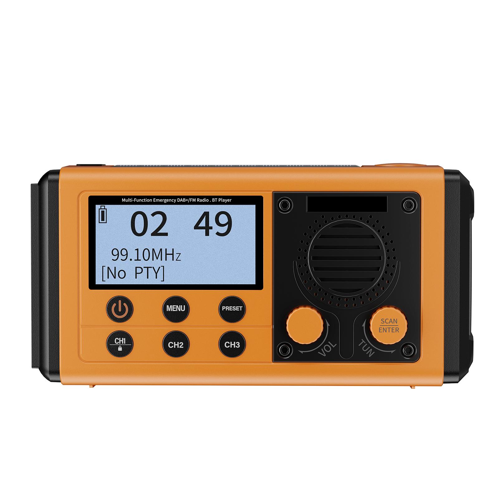 Portable DAB+FM Radio, Multi-Functional Emergency Radio, BT Speaker, 10000mAh Solar Hand Crank армія зелений колір
Portable DAB+FM Radio, Multi-Functional Emergency Radio, BT Speaker, 10000mAh Solar Hand Crank армія зелений колір