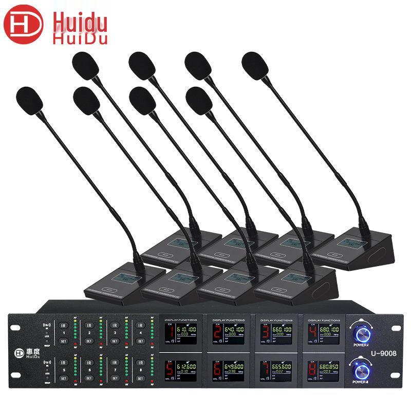 HuiDu U-9008 Pro Wireless FM Microphone for Meetings & Performances: Gooseneck Square Tube Design, Perfect for KTV
HuiDu U-9008 Pro Wireless FM Microphone for Meetings & Performances: Gooseneck Square Tube Design, Perfect for KTV