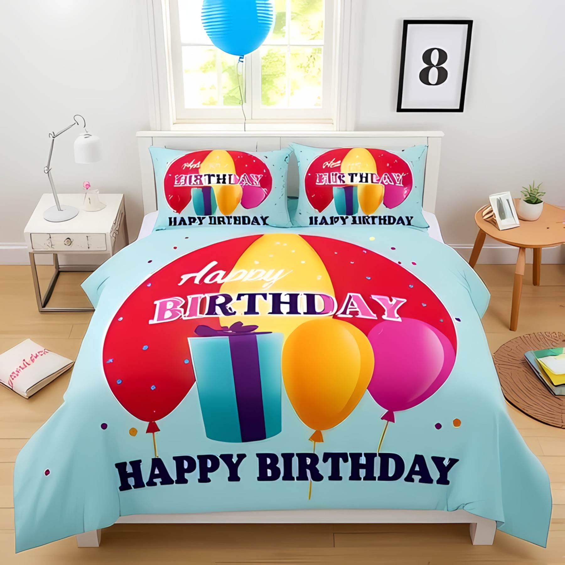 Comforter Celebrate In Style Happy Birthday Vibrant Yellow Fun Patterns Suitable Children Kids And Adults Warm And Soft Comforter (quilt)-EU Single(135*200cm)3pcs
Comforter Celebrate In Style Happy Birthday Vibrant Yellow Fun Patterns Suitable Children Kids And Adults Warm And Soft Comforter (quilt)-EU Single(135*200cm)3pcs