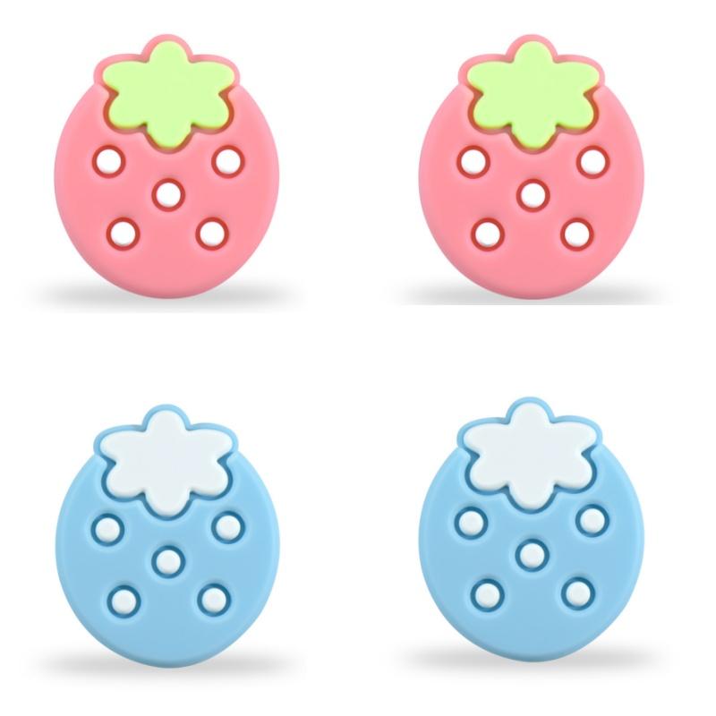 4 Pcs Strawberry Silicone Thumb Grip Caps for PS4 PS5 Controller - 2 Pink + 2 Blue One Size розовый/синий
4 Pcs Strawberry Silicone Thumb Grip Caps for PS4 PS5 Controller - 2 Pink + 2 Blue One Size розовый/синий
