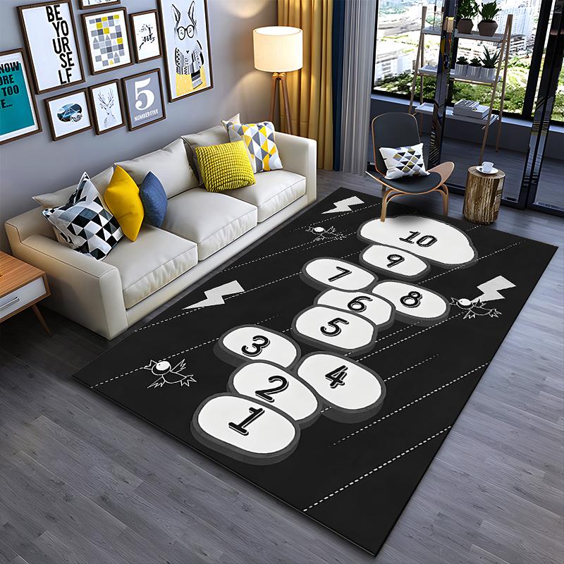 Colorful Hopscotch Rug Design for Kids Suitable for use as an anti-slip game mat for living room and bedroom sofas 40x60cm( 15x23in )
Colorful Hopscotch Rug Design for Kids Suitable for use as an anti-slip game mat for living room and bedroom sofas 40x60cm( 15x23in )