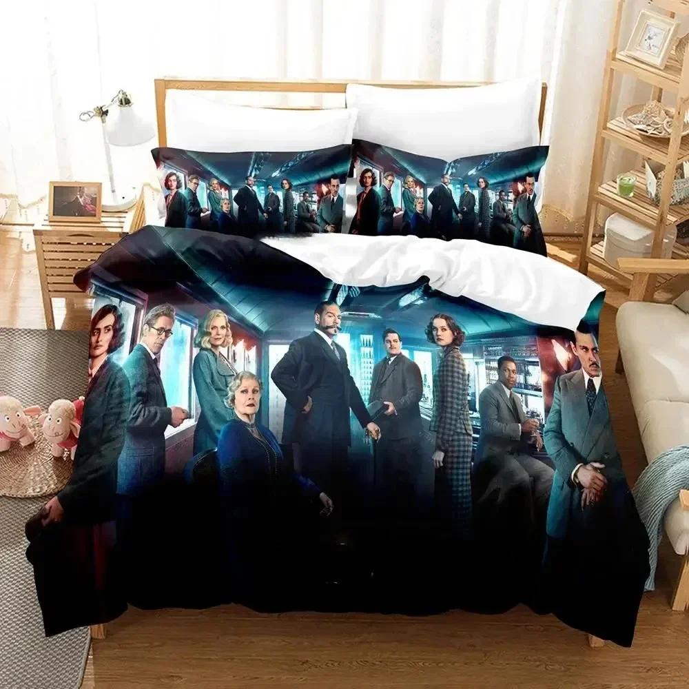 Movie Murder on the Orient Expres Beding Set 3D Printed Suitable for Bedrom Soft with Soft Fabric Duvet Cover Set With Pilowcases Home Textile 100*200cm Single
Movie Murder on the Orient Expres Beding Set 3D Printed Suitable for Bedrom Soft with Soft Fabric Duvet Cover Set With Pilowcases Home Textile 100*200cm Single