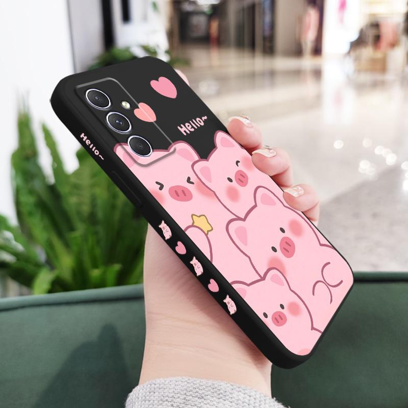Happy Pig Phone Case For Samsung Galaxy A55 A35 A25 A15 A05 A05S A54 A34 A24 A14 A04 A04S A04E 4G 5G Cover Samsung A15 5G(4G) чорний
Happy Pig Phone Case For Samsung Galaxy A55 A35 A25 A15 A05 A05S A54 A34 A24 A14 A04 A04S A04E 4G 5G Cover Samsung A15 5G(4G) чорний