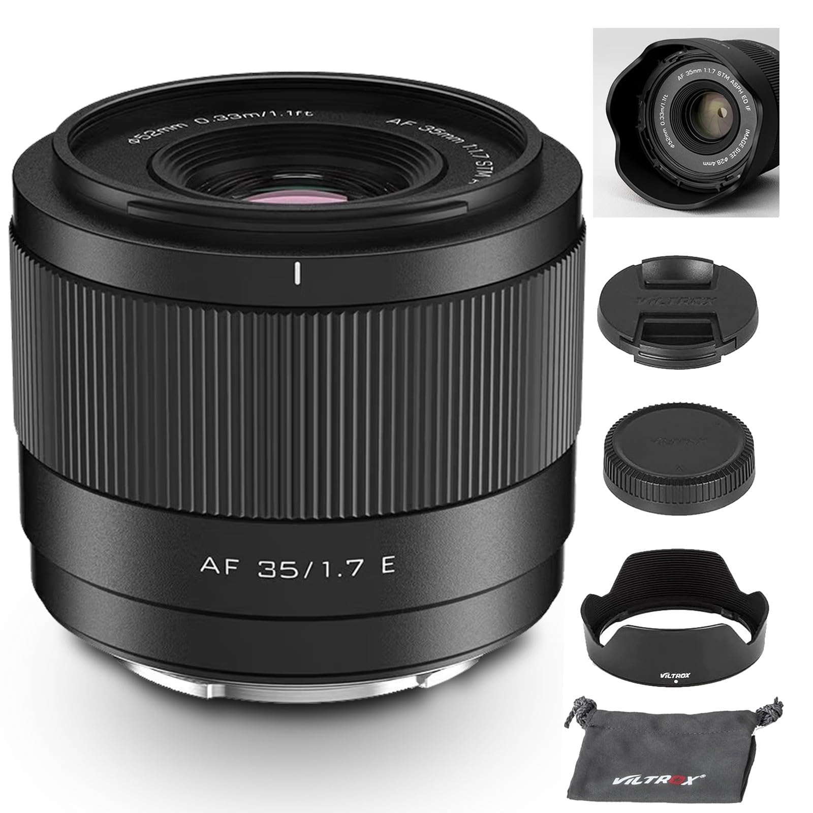 VILTROX 35mm Large Aperture STM Autofocus Prime Lens for Sony Camera FX3 A7C A7RII A7SII A7II A7RIII A7IV A7RIV A9 A1 ZVE1 A93 A6700 A6600 A6500 A6400
VILTROX 35mm Large Aperture STM Autofocus Prime Lens for Sony Camera FX3 A7C A7RII A7SII A7II A7RIII A7IV A7RIV A9 A1 ZVE1 A93 A6700 A6600 A6500 A6400