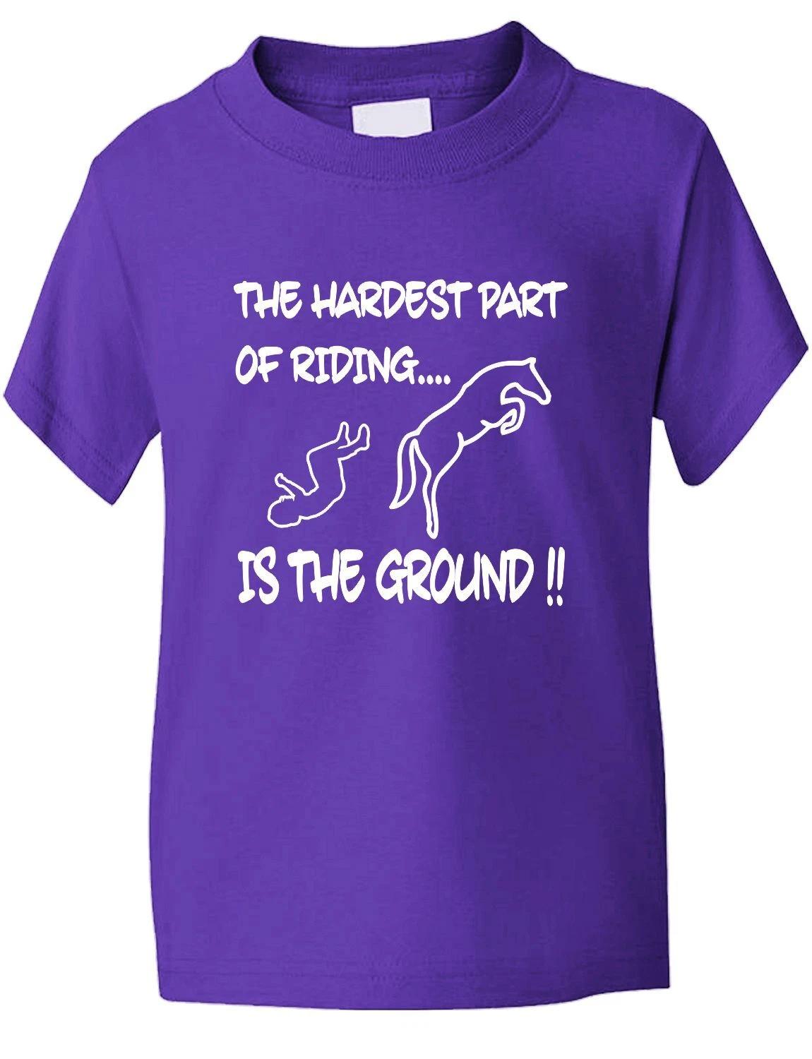 Hardest Part Horse Riding Is The Ground Equesterian Pony Kids T shirt Age 1-13 XL
Hardest Part Horse Riding Is The Ground Equesterian Pony Kids T shirt Age 1-13 XL