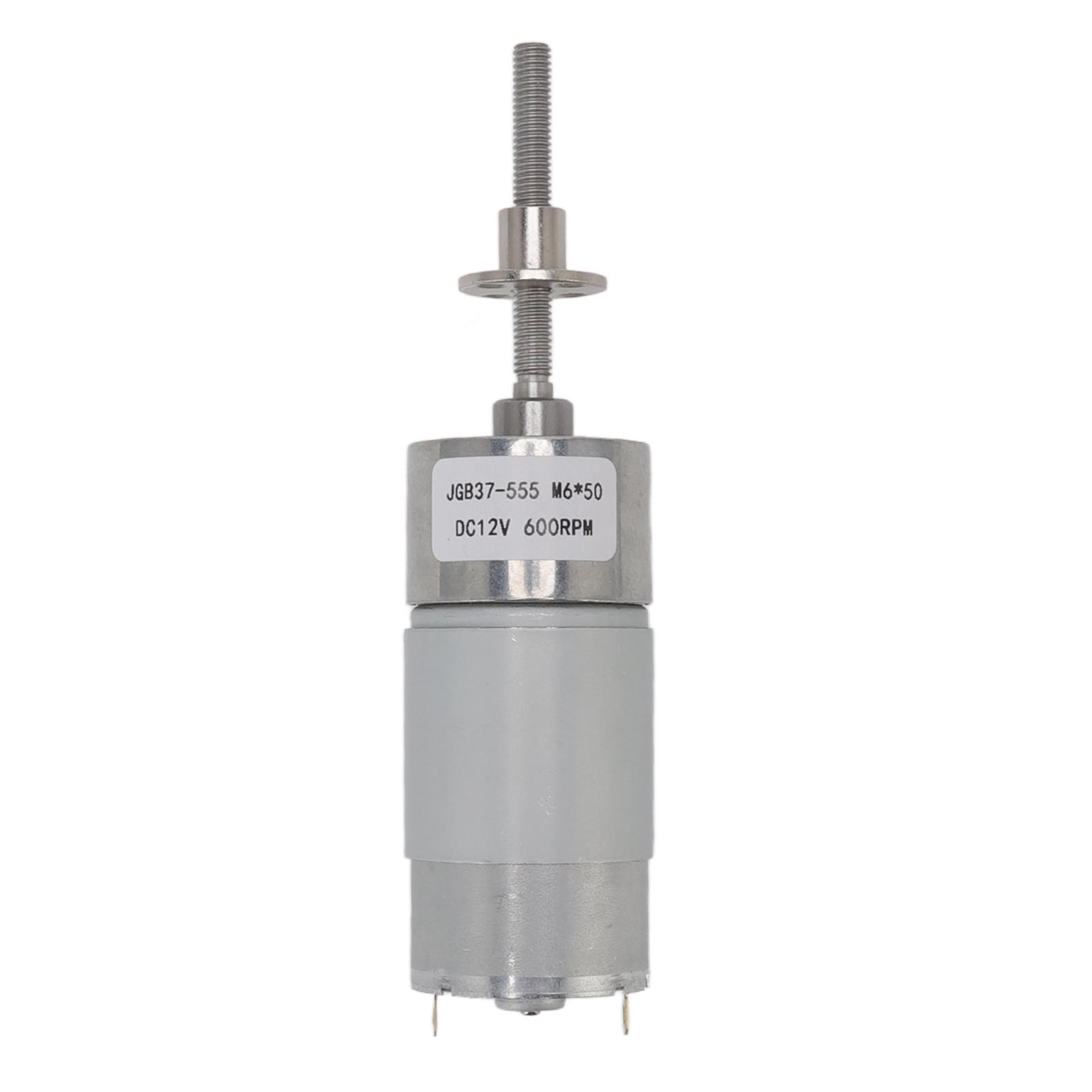 DC Geared Motor Aluminum Alloy Shell Brass Coil CW CCW Gear Motor with Flange DC12V M6 600RPM
DC Geared Motor Aluminum Alloy Shell Brass Coil CW CCW Gear Motor with Flange DC12V M6 600RPM