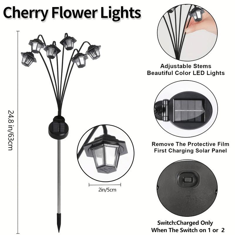 Solar Lantern Retro Vintage Style, 1PC 6LED Decorative Street Lamp Light, IP65 Waterproof Dusk to Dawn for Garden Courtyard 1pc 6LED теплим білим кольором
Solar Lantern Retro Vintage Style, 1PC 6LED Decorative Street Lamp Light, IP65 Waterproof Dusk to Dawn for Garden Courtyard 1pc 6LED теплим білим кольором
