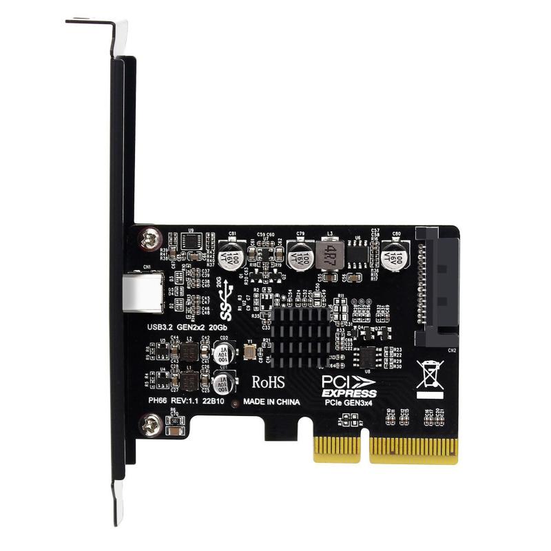 PH66 Desktop ci-e 4X to Type-C Converter Card Usb3.2 High-speed Adapter Board 20Gbps Drive-free pansion Card
PH66 Desktop ci-e 4X to Type-C Converter Card Usb3.2 High-speed Adapter Board 20Gbps Drive-free pansion Card