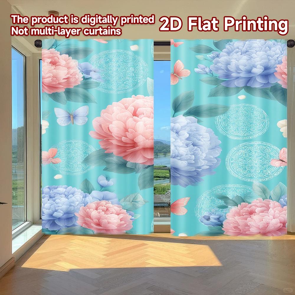 2D FLAT PRINTING 2pcs Curtains (Without Rod) Floral Spring Garden Design (3) Holiday Easter Printed Curtains Prints Light 100*130 HOOK 1pcs
2D FLAT PRINTING 2pcs Curtains (Without Rod) Floral Spring Garden Design (3) Holiday Easter Printed Curtains Prints Light 100*130 HOOK 1pcs