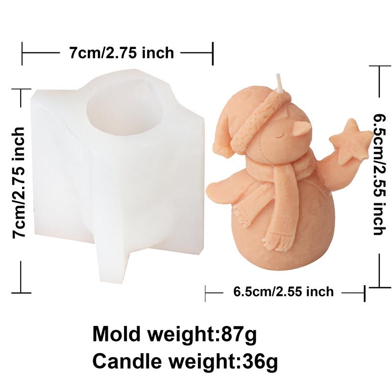Silicone Christmas Candle Molds Snowman Holding Christmas Tree Star Snowman Scarf DIY Christmas Snowflake Adorned Holiday Mould
Silicone Christmas Candle Molds Snowman Holding Christmas Tree Star Snowman Scarf DIY Christmas Snowflake Adorned Holiday Mould
