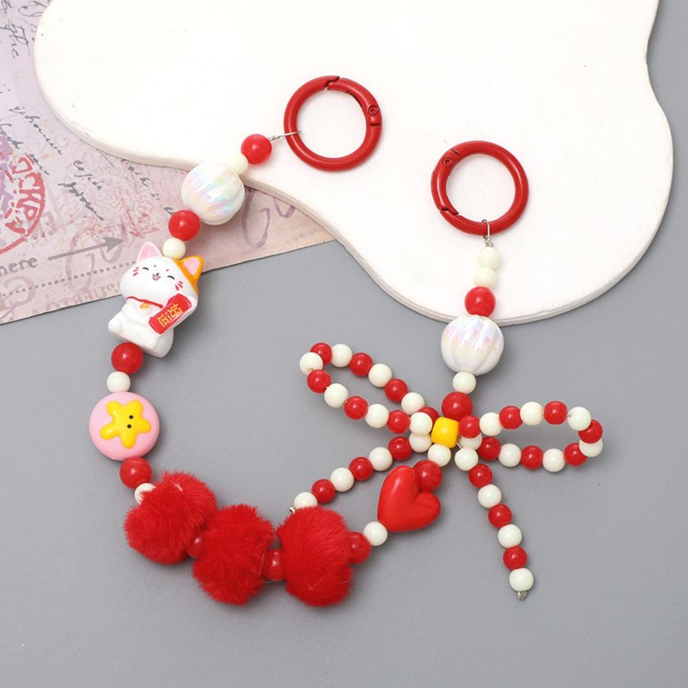 Beaded Phone Lanyard Plush Hairball Beads Phone Chain Creative Cell Phone Strap Phone Accessories жовтий
Beaded Phone Lanyard Plush Hairball Beads Phone Chain Creative Cell Phone Strap Phone Accessories жовтий