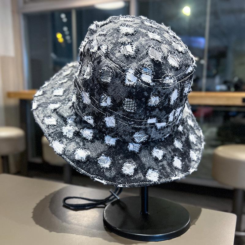 Japanese Spring And Summer Thin Breathable Fisherman hat For Women, Niche Denim, Perforated Outdoor Sun Protection Hat Adult 56-58cm чорний
Japanese Spring And Summer Thin Breathable Fisherman hat For Women, Niche Denim, Perforated Outdoor Sun Protection Hat Adult 56-58cm чорний