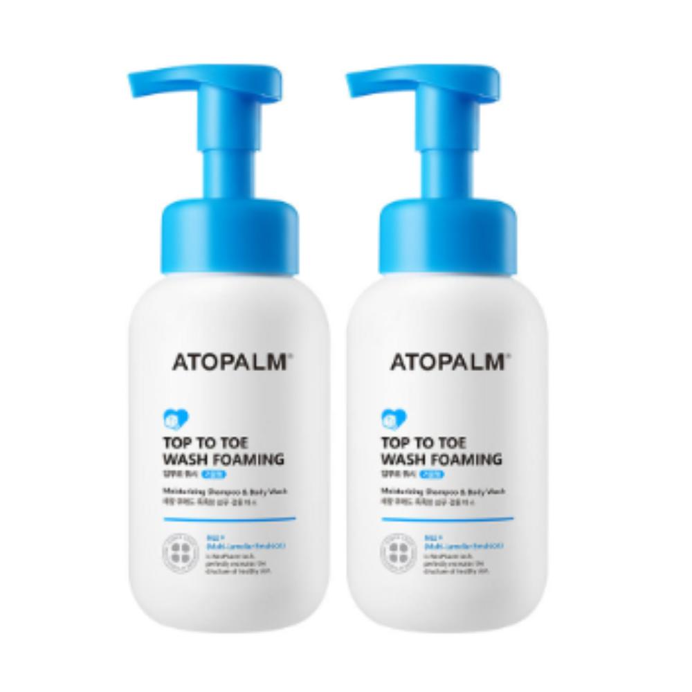Atopalm Top to Toe Wash Foam 1+1 300ml x 2 Gentle Baby & Family Cleanser
Atopalm Top to Toe Wash Foam 1+1 300ml x 2 Gentle Baby & Family Cleanser