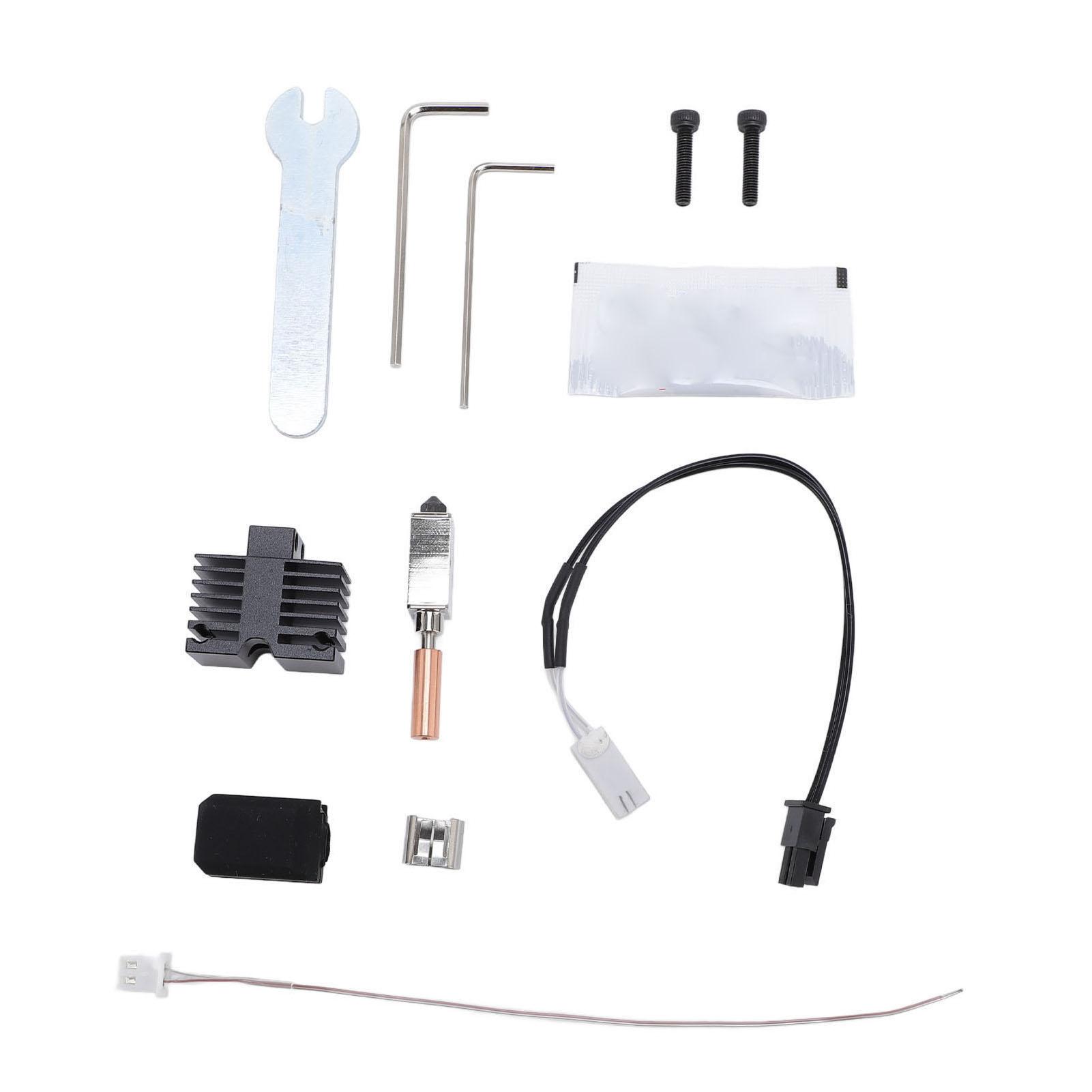 Hotend Kit Ceramic Extruder Print Head Replacement Assembly Hardened Steel Nozzle for QIDI X
Hotend Kit Ceramic Extruder Print Head Replacement Assembly Hardened Steel Nozzle for QIDI X