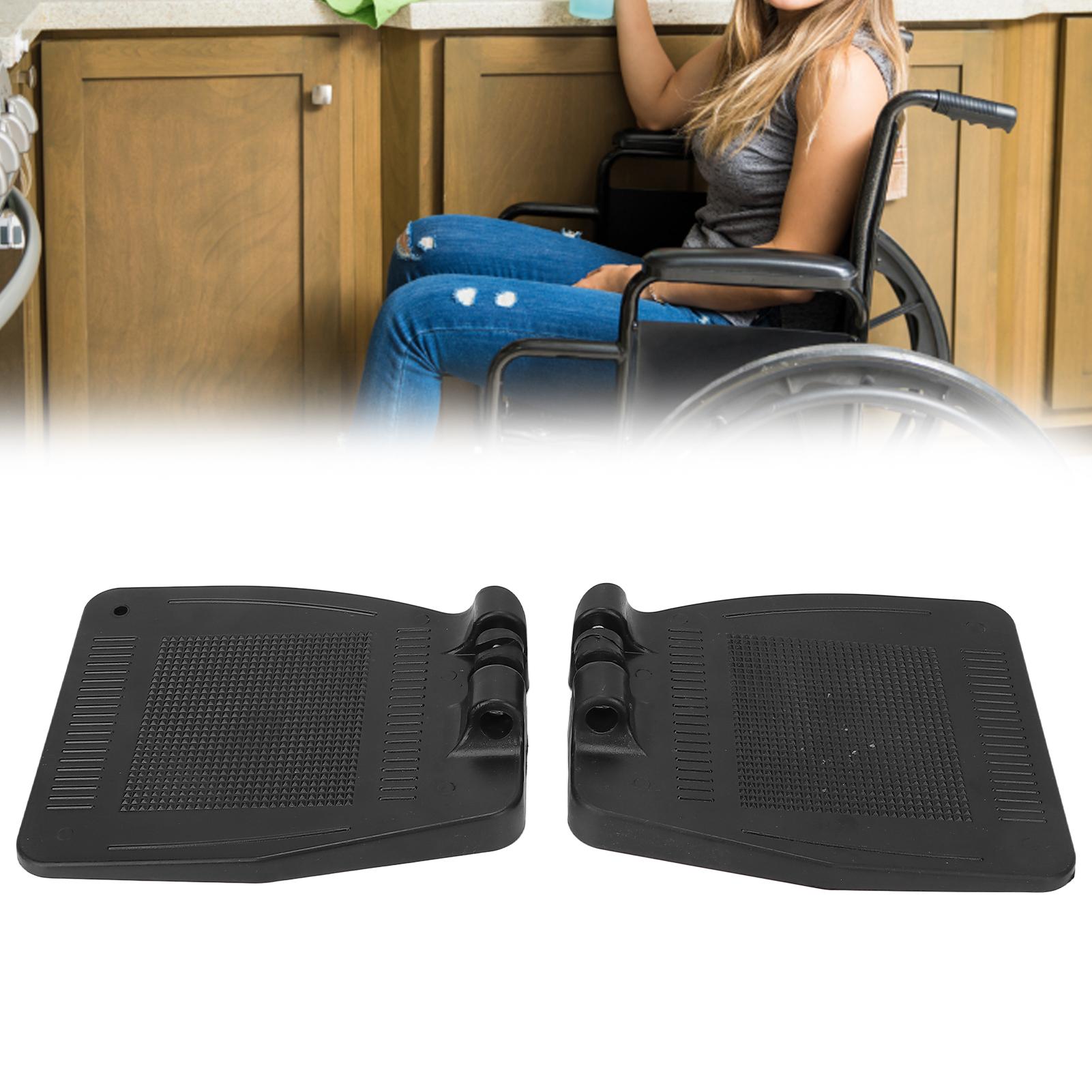 Pair Wheelchair Footplate 19x16cm Footrest Thickened ABS Plastic Nonslip Texture Wheelchair Mobility Scooter Parts
Pair Wheelchair Footplate 19x16cm Footrest Thickened ABS Plastic Nonslip Texture Wheelchair Mobility Scooter Parts