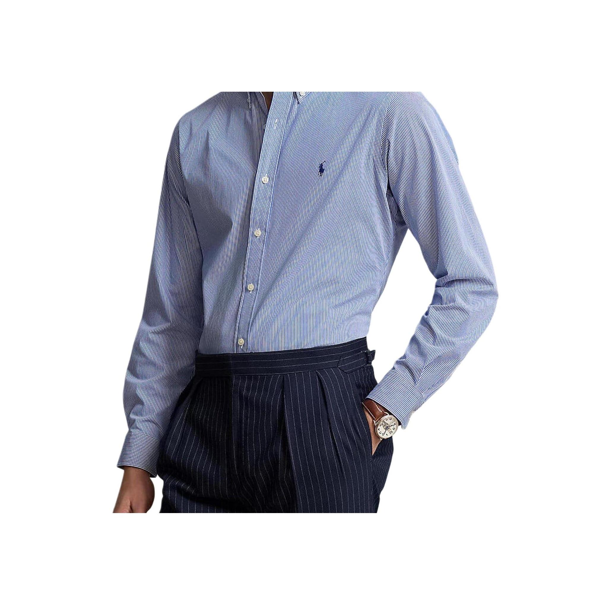 Polo Ralph Lauren Поло в полоску с вышивкой пони, рубашка с длинным рукавом, мужская, рубашки, синяя, 710575692-003 XXL
Polo Ralph Lauren Поло в полоску с вышивкой пони, рубашка с длинным рукавом, мужская, рубашки, синяя, 710575692-003 XXL