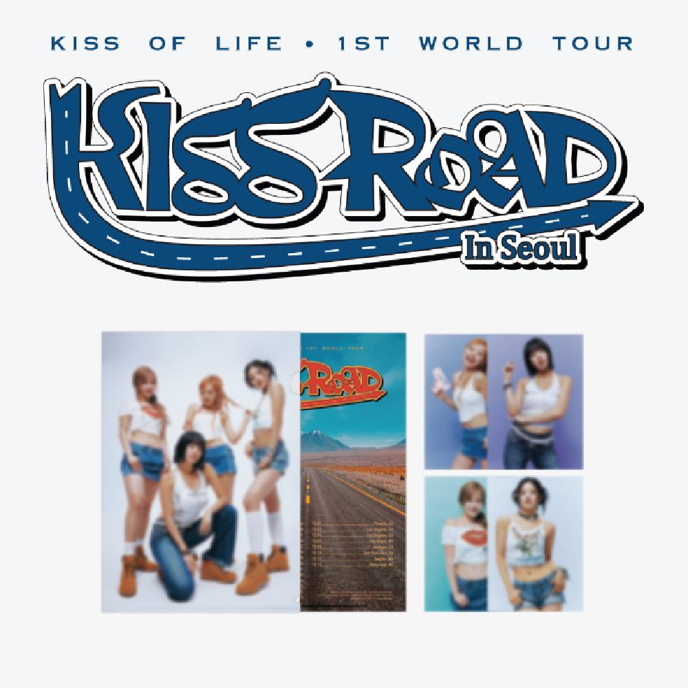 KISS OF LIFE 1-й мировой тур KISS ROAD в Сеуле L-образный держатель и набор постеров
KISS OF LIFE 1-й мировой тур KISS ROAD в Сеуле L-образный держатель и набор постеров