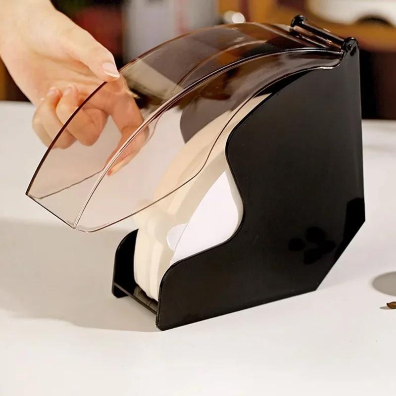Coffee Filter Box V-shaped Paper Storage Rack Holds 200 Pieces of Filter Paper Dust-proof Filter Box Barista Tools білий
Coffee Filter Box V-shaped Paper Storage Rack Holds 200 Pieces of Filter Paper Dust-proof Filter Box Barista Tools білий