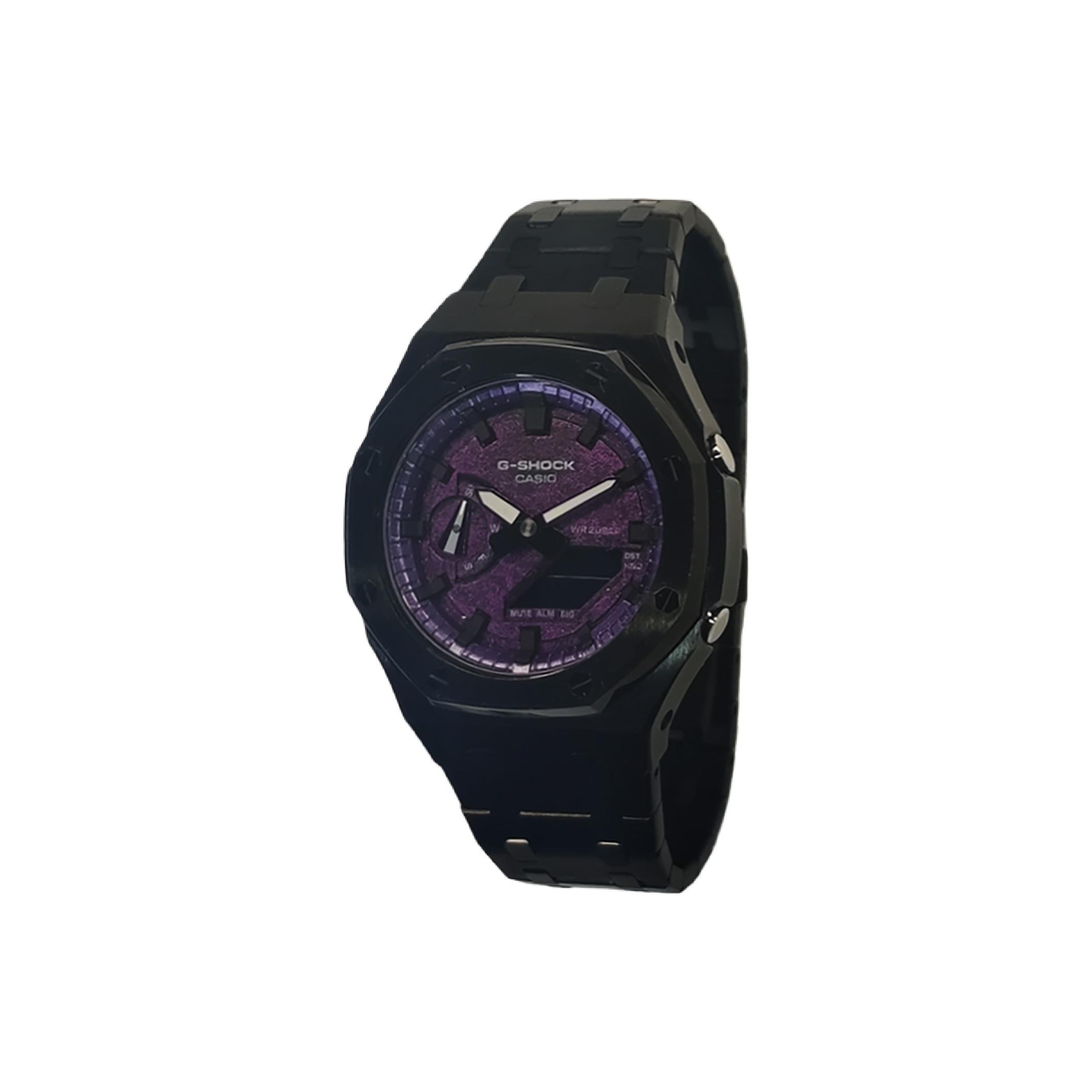 CASIO Men Liquid Crystal,Analog Dual Display Series 44mm Purple Watch GA-2100SKE-7A(Watch3--) Black Steel Dull Purple
CASIO Men Liquid Crystal,Analog Dual Display Series 44mm Purple Watch GA-2100SKE-7A(Watch3--) Black Steel Dull Purple