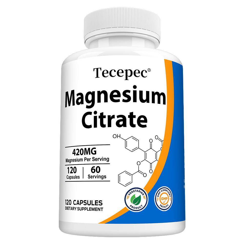 Magnesium Citrate Dietary Supplement, 420 Mg Magnesium Per Serving, 120 Capsules 120 Capsules
Magnesium Citrate Dietary Supplement, 420 Mg Magnesium Per Serving, 120 Capsules 120 Capsules