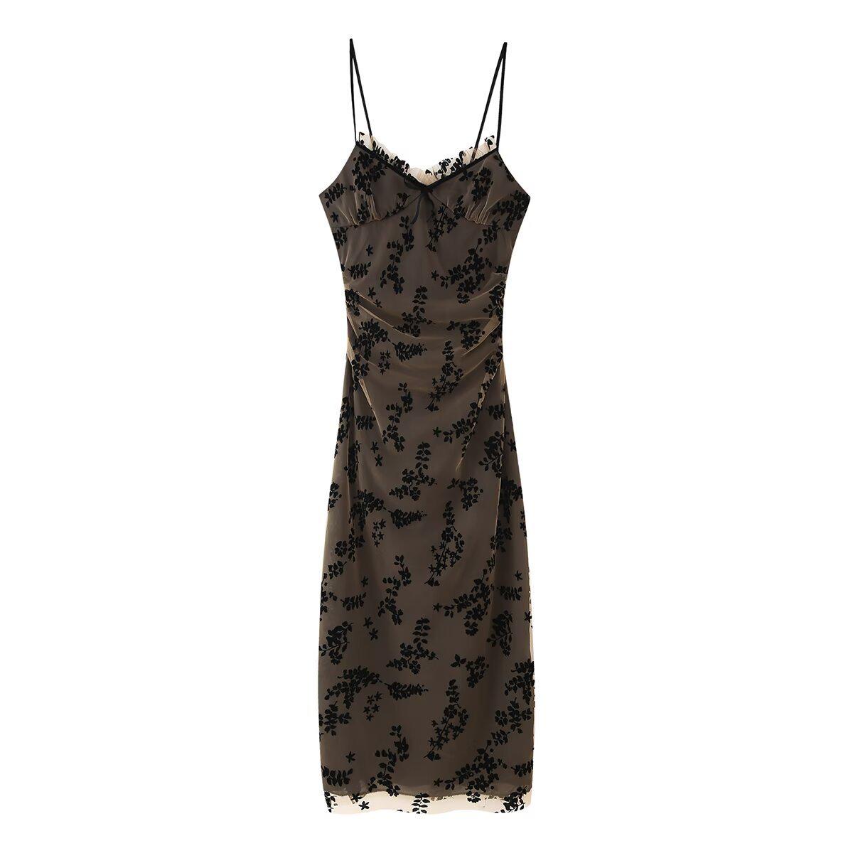 2024 Winter European & American Style Women s Sexy Burnout Patchwork Spaghetti Strap Midi Dress XS
2024 Winter European & American Style Women s Sexy Burnout Patchwork Spaghetti Strap Midi Dress XS