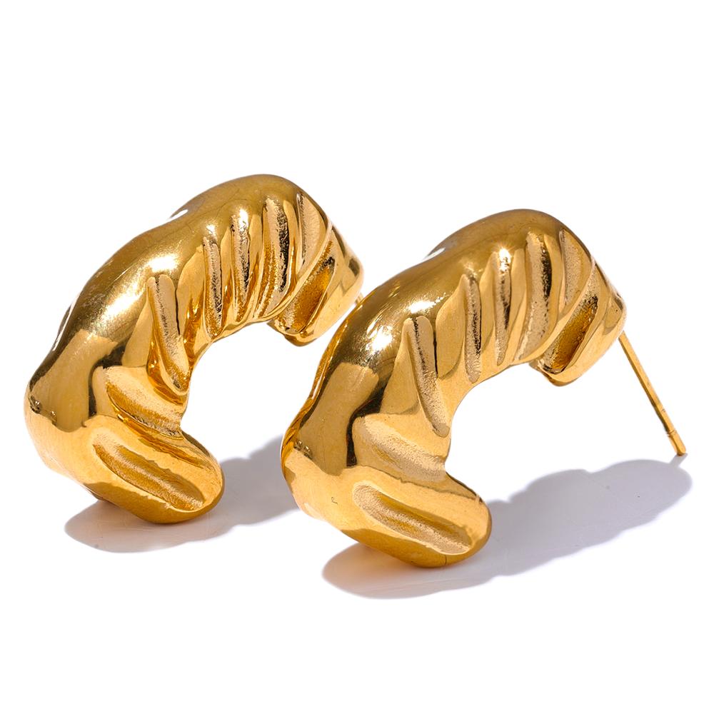 Yhpup Big Promotion Stainless Steel C Shape Geometric Hollow Unusual Earrings Waterproof Metal Daily Jewelry Wholesale
Yhpup Big Promotion Stainless Steel C Shape Geometric Hollow Unusual Earrings Waterproof Metal Daily Jewelry Wholesale