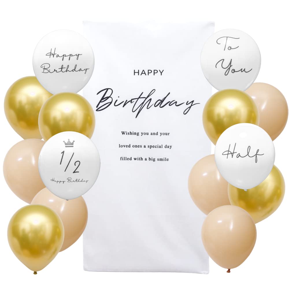La Kissa Half Birthday Гобелен на день рождения Украшение на день рождения Воздушный шар Мальчик Девочка Простой Стильный Дом Студия Тусклый 1/2 (Стройное (вертикальный), Золото)
La Kissa Half Birthday Гобелен на день рождения Украшение на день рождения Воздушный шар Мальчик Девочка Простой Стильный Дом Студия Тусклый 1/2 (Стройное (вертикальный), Золото)