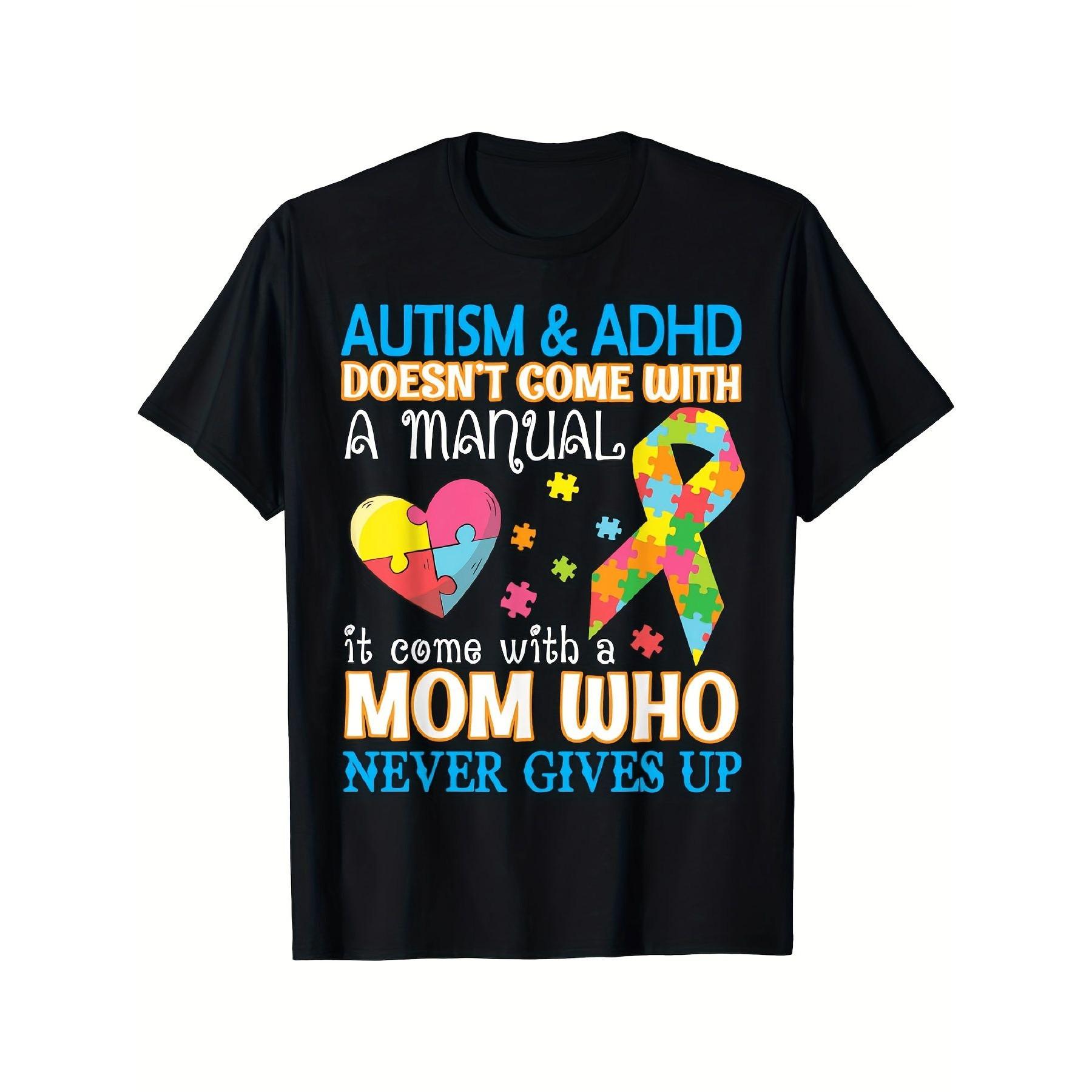 Autism ADHD Mom Never Gives Up Graphic T Shirt Cotton Crewneck Tee Casual Tops for Women - Men s Summer Cotton Graphic Tee S разноцветный
Autism ADHD Mom Never Gives Up Graphic T Shirt Cotton Crewneck Tee Casual Tops for Women - Men s Summer Cotton Graphic Tee S разноцветный