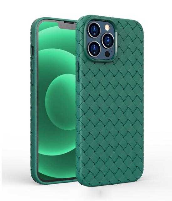 Ультратонкий чехол для телефона из плетеной кожи для Iphone 14 12 11 13 Pro Max Xr X Xs 7 8 Plus, мягкий чехол из ТПУ For iPhone14 Pro Max темно-зеленого
Ультратонкий чехол для телефона из плетеной кожи для Iphone 14 12 11 13 Pro Max Xr X Xs 7 8 Plus, мягкий чехол из ТПУ For iPhone14 Pro Max темно-зеленого