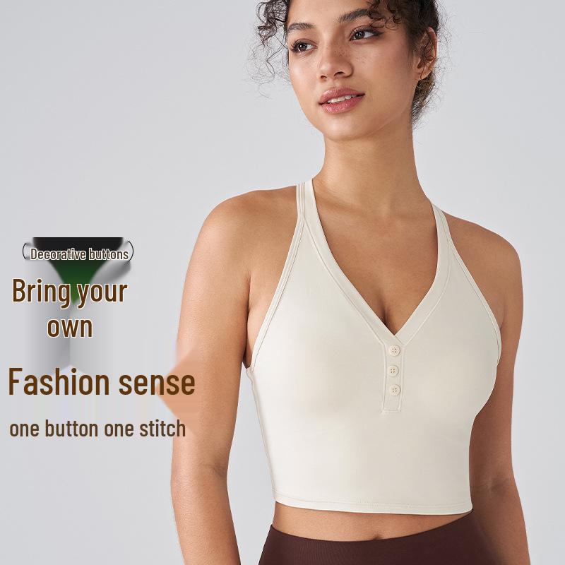 V-Neck Criss-Cross Back Yoga Tank with Built-In Cups - Women s Summer Fitness Wear L слонова кістка
V-Neck Criss-Cross Back Yoga Tank with Built-In Cups - Women s Summer Fitness Wear L слонова кістка